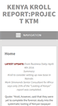 Mobile Screenshot of kenyakrollreport.com